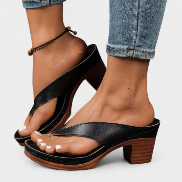 Billie | Women's Orthopaedic Heeled Shoes, Supportive Heel Shoes | The Shrader Sisters