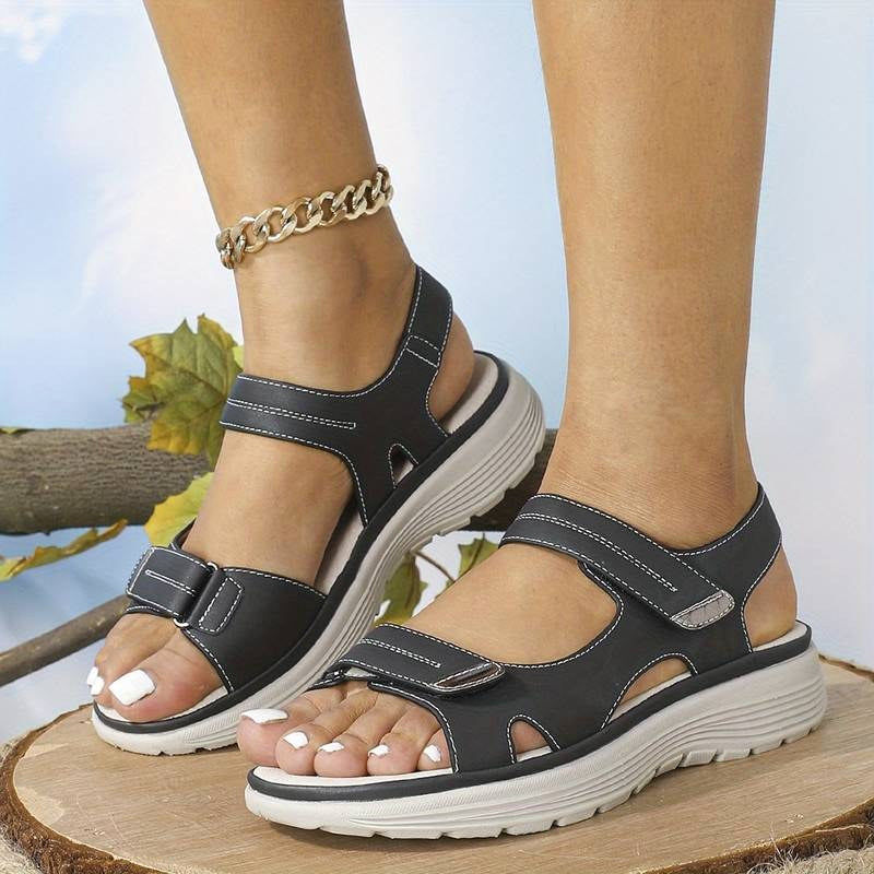 Bonnie | Women's Orthopaedic Slip-On Sandals, Cushioned Support Sandals | The Shrader Sisters