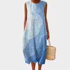 Brielle | Women's Lightweight Casual Midi Dress, Flattering Summer Dress for Holidays and Everyday Wear, Flattering Summer Dress for Holidays and Everyday Wear - image 3
