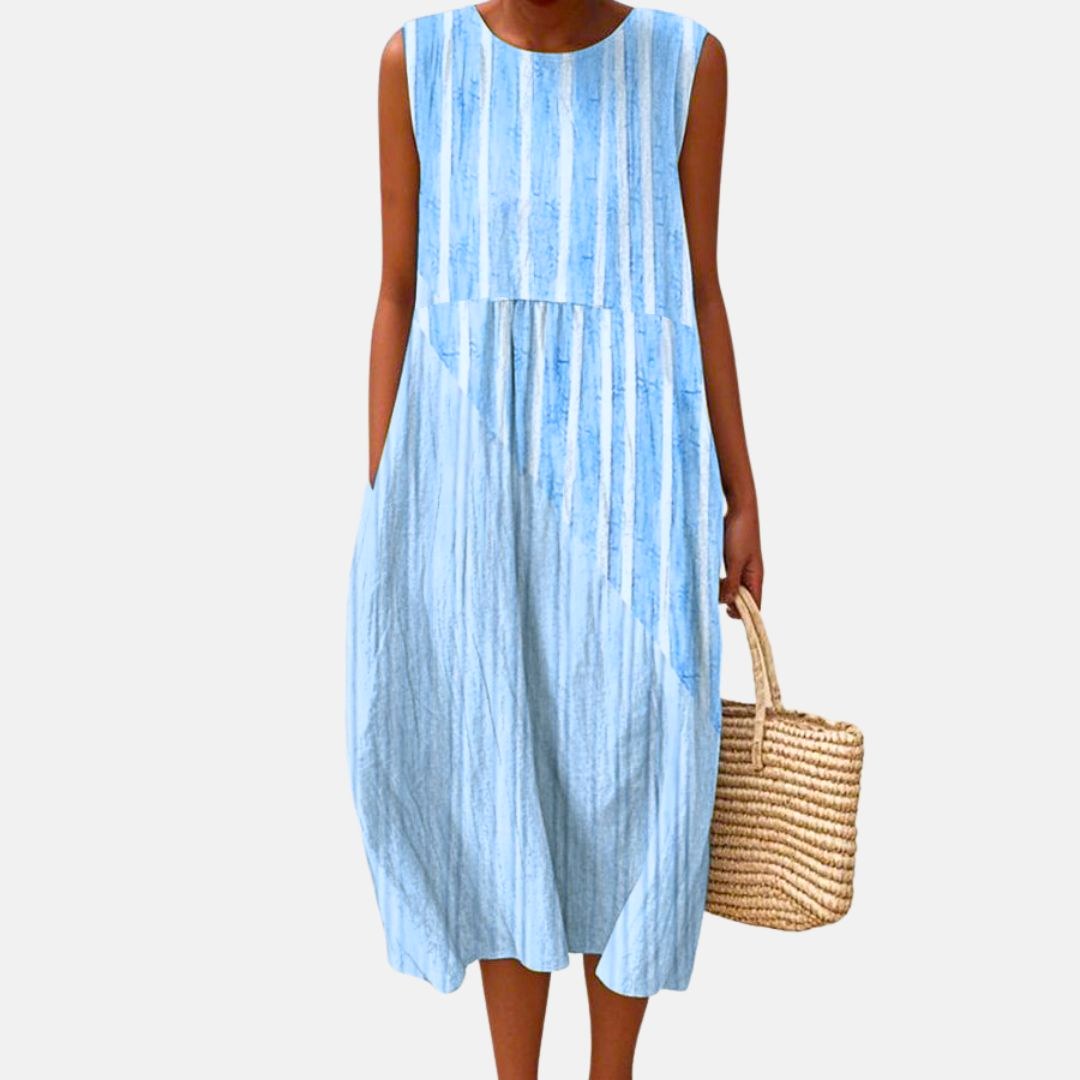 Brielle | Women's Lightweight Casual Midi Dress, Flattering Summer Dress for Holidays and Everyday Wear, Flattering Summer Dress for Holidays and Everyday Wear - image 4