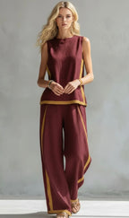 Brielle | Women's Modern Graphic Two-Piece Set, Coordinated Summer Outfit for Holidays and Casual Wear, Coordinated Summer Outfit for Holidays and Casual Wear - image 8