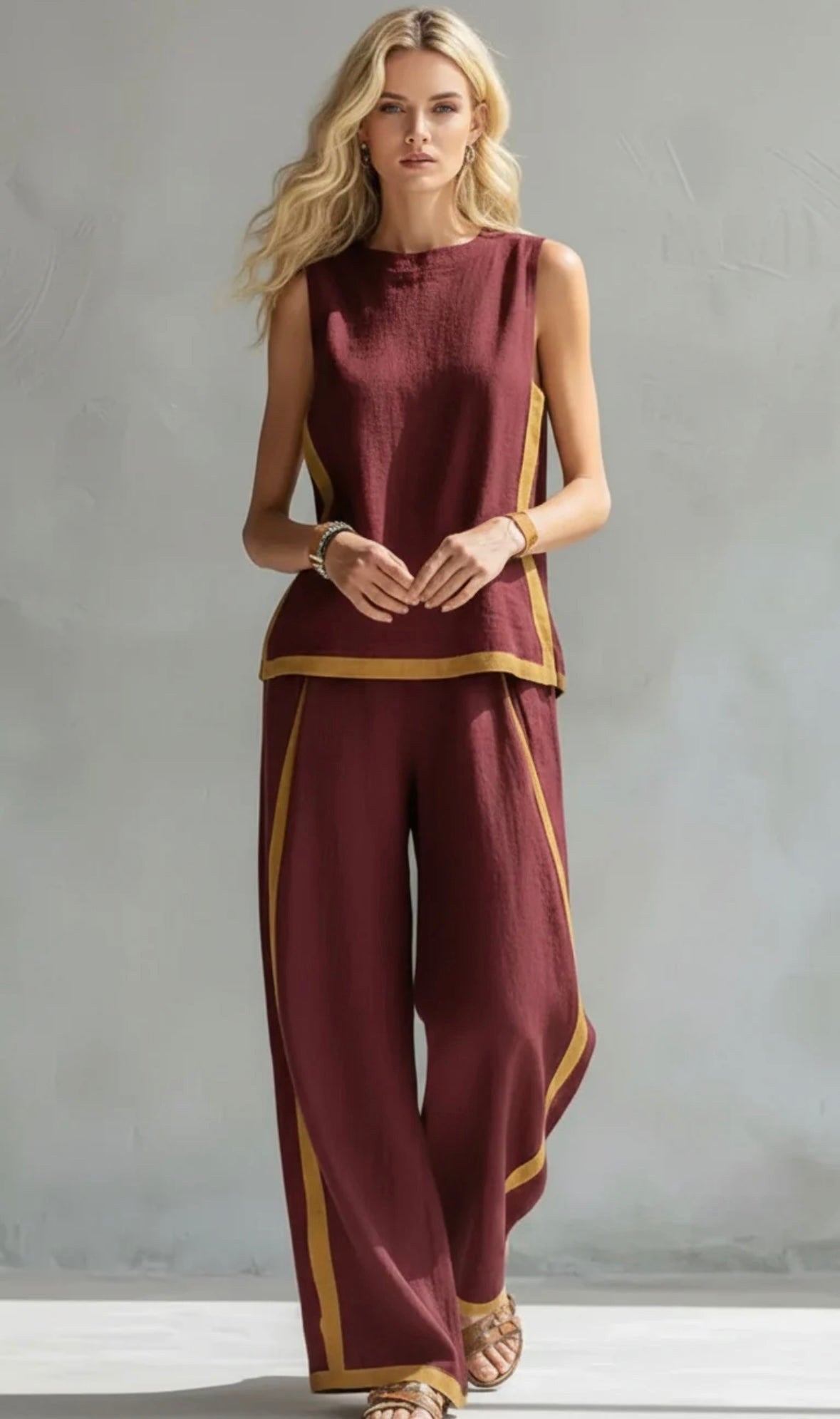 Brielle | Women's Modern Graphic Two-Piece Set, Coordinated Summer Outfit for Holidays and Casual Wear, Coordinated Summer Outfit for Holidays and Casual Wear - image 8