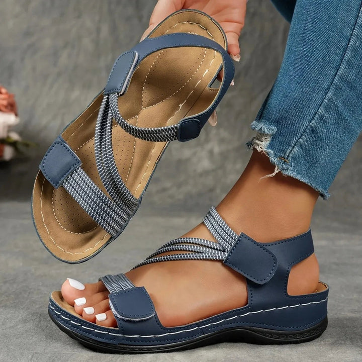 Bronte | Women's Slip-On Sandals, Comfortable All-Day Sandals | The Shrader Sisters