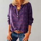 Brooke | Women's Boho Print Casual Blouse, Lightweight Summer Top for Holidays and Casual Wear, Lightweight Summer Top for Holidays and Casual Wear - image 2
