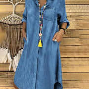 Brooke | Women's Casual Denim Shirt Dress