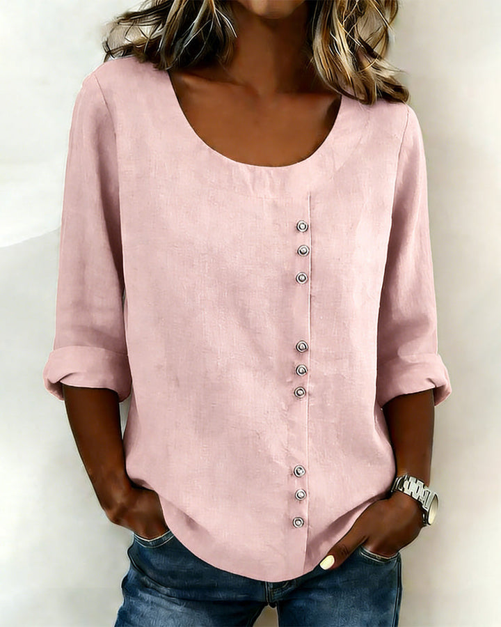 Lauren | Long-Sleeve Crew Neck Top