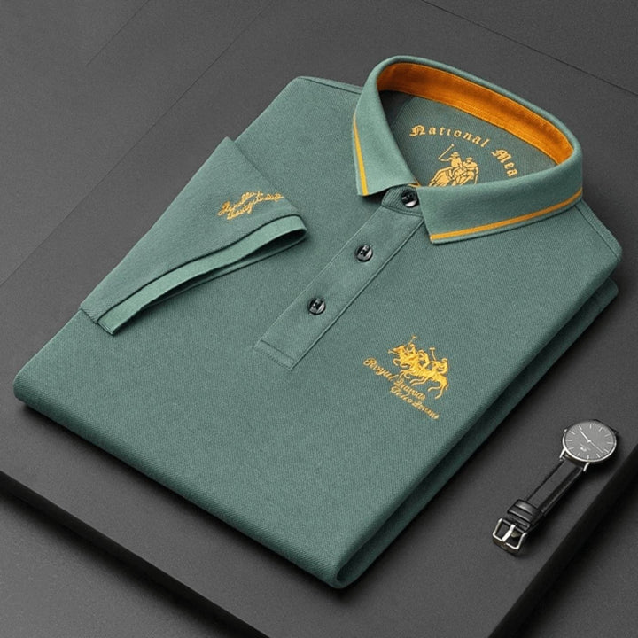 Callan | Men's Breathable Polo Shirt, Short-Sleeve Shirt | The Shrader Sisters
