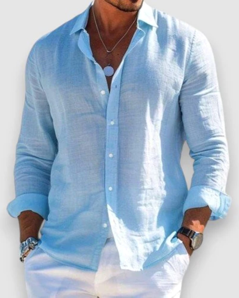 Callum | Men's Lightweight Shirt, Soft-Touch Summer Shirt | The Shrader Sisters
