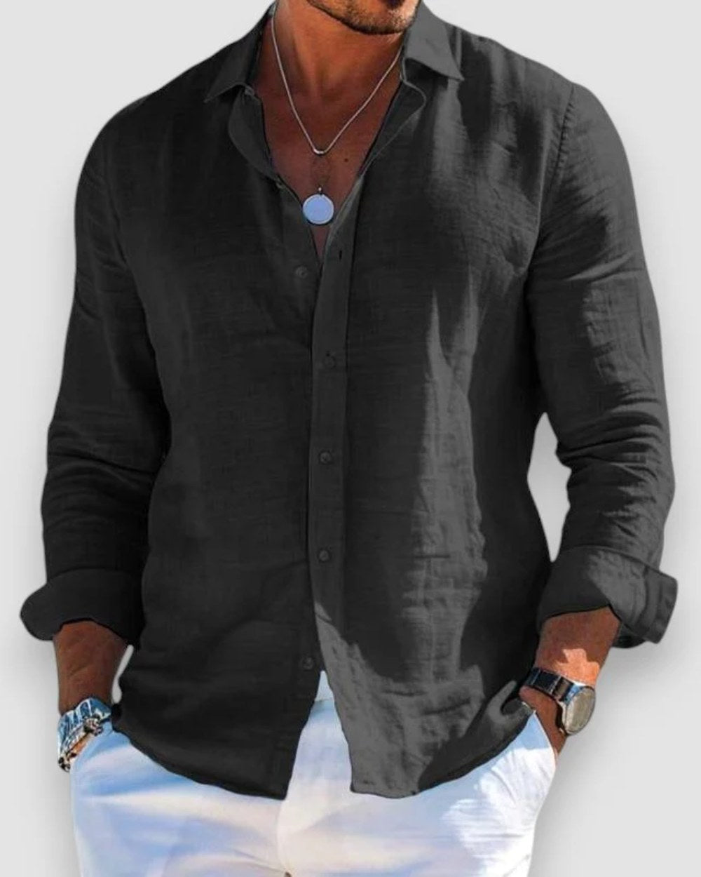 Callum | Men's Lightweight Shirt, Soft-Touch Summer Shirt | The Shrader Sisters