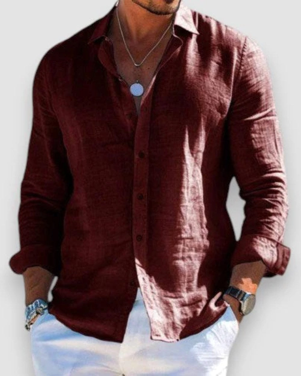 Callum | Men's Lightweight Shirt, Soft-Touch Summer Shirt | The Shrader Sisters