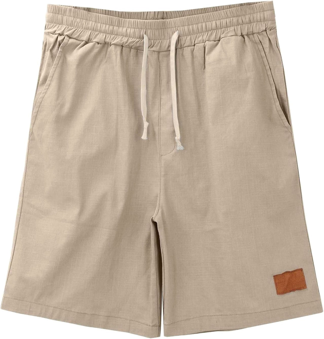 Campbell | Men's Relaxed Cotton Shorts, Lightweight Summer Shorts | The Shrader Sisters