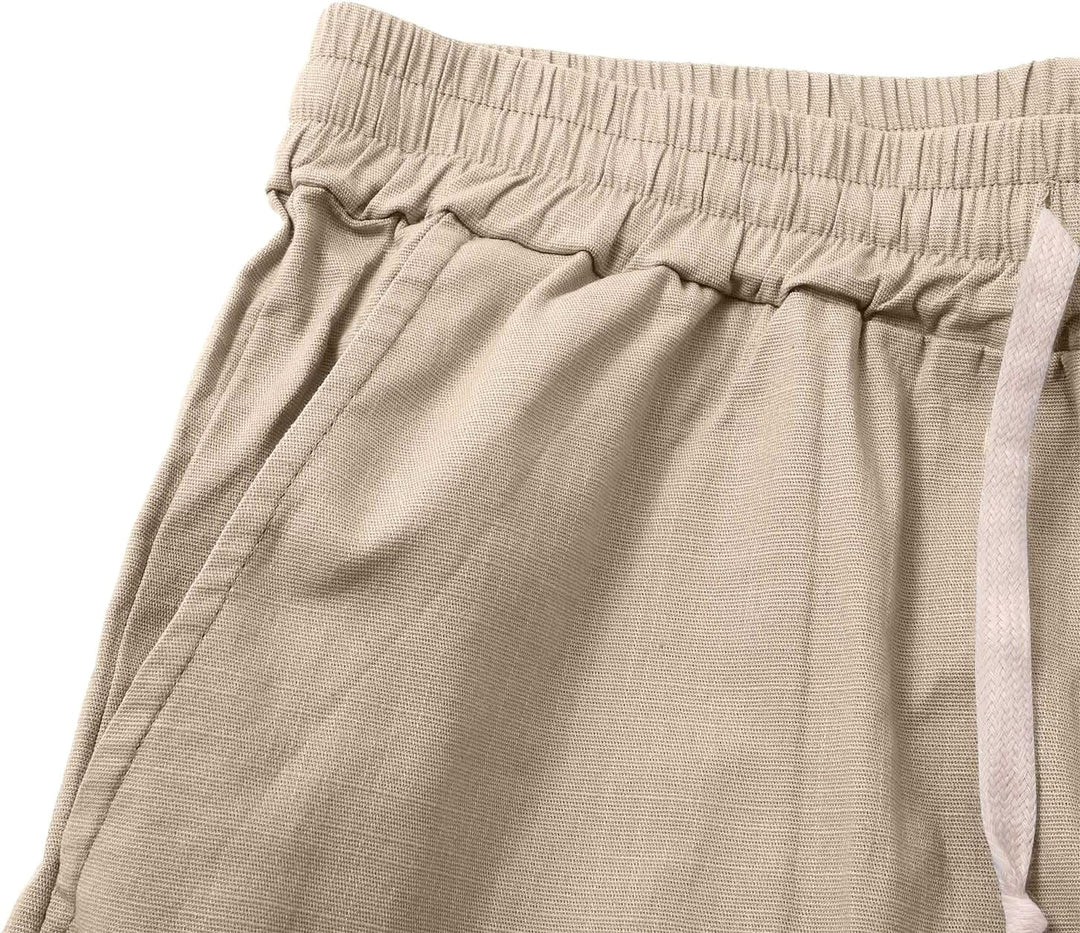 Campbell | Men's Relaxed Cotton Shorts, Lightweight Summer Shorts | The Shrader Sisters