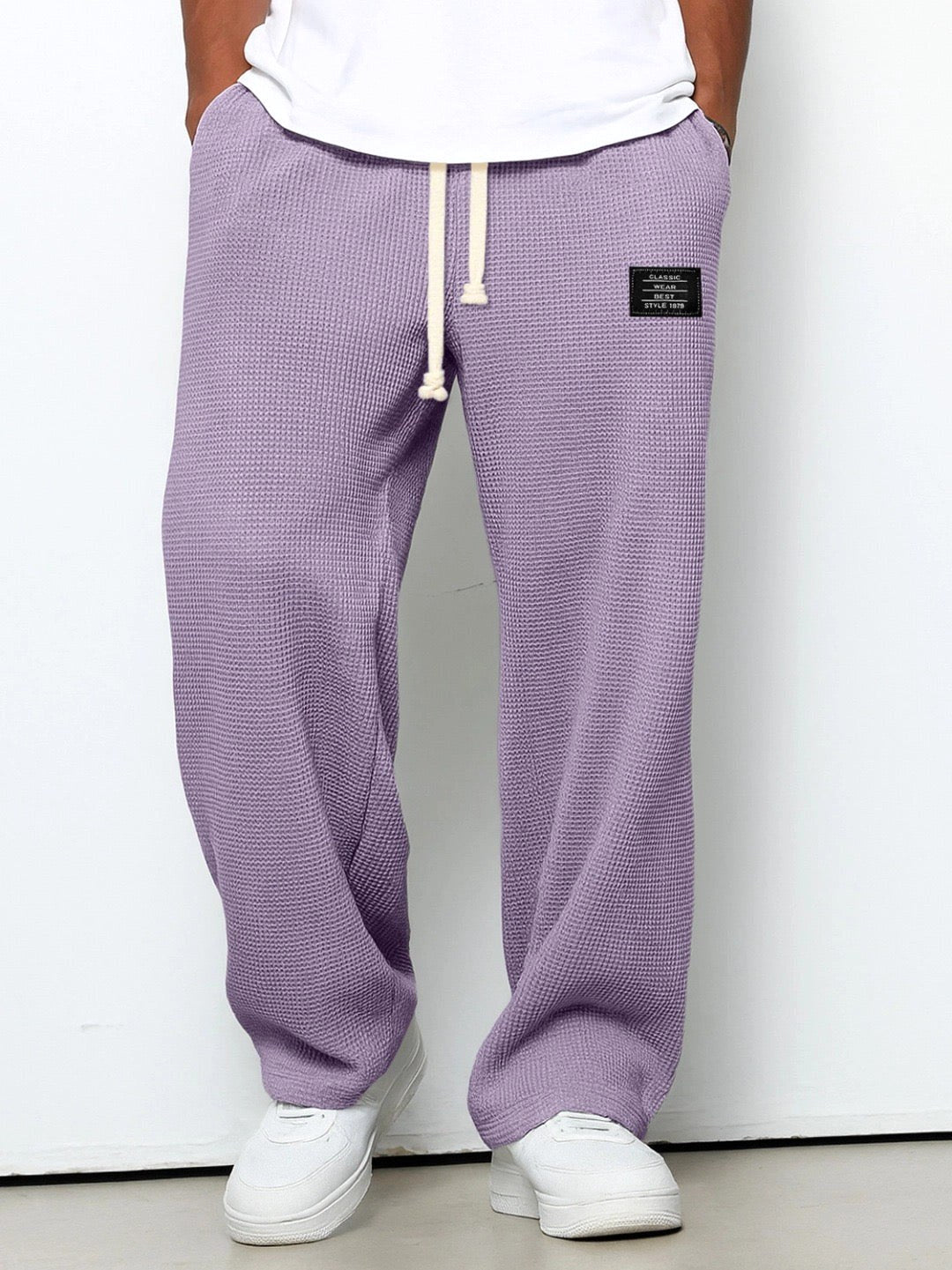 Campbell | Women's Relaxed Lace Trousers, Straight-Leg Everyday Trousers | The Shrader Sisters