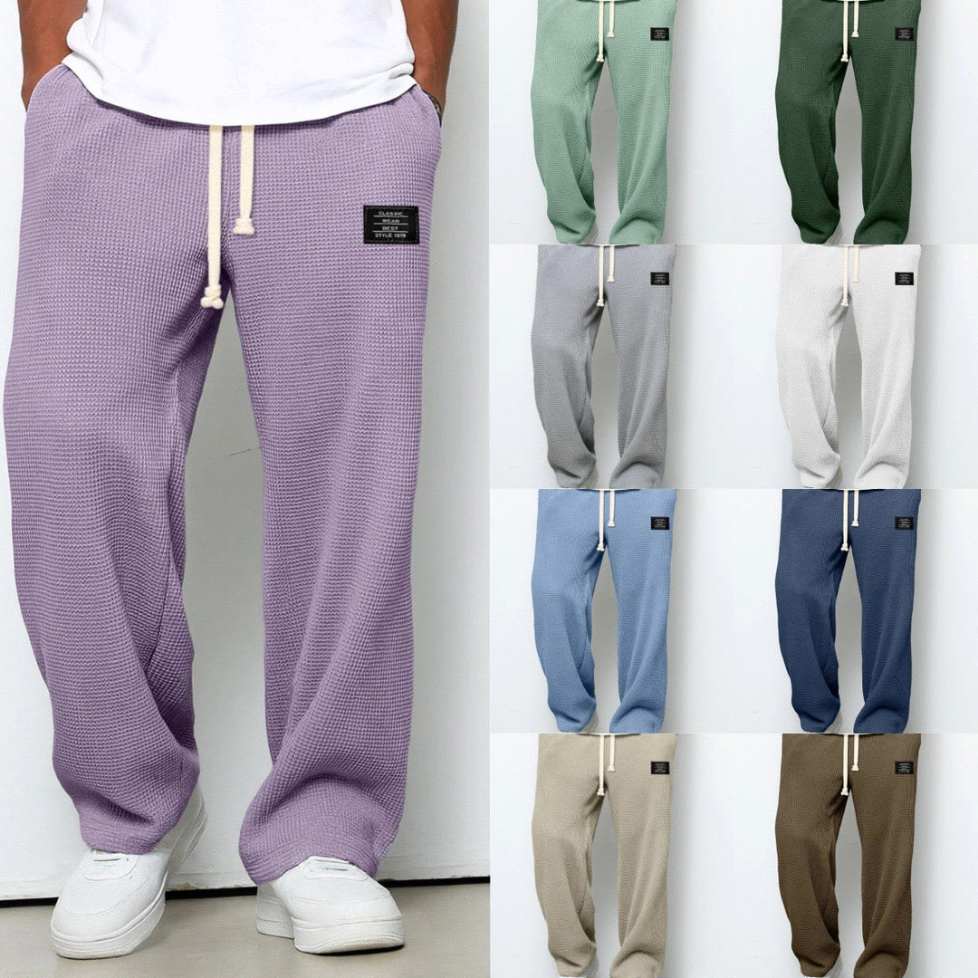Campbell | Women's Relaxed Lace Trousers, Straight-Leg Everyday Trousers | The Shrader Sisters