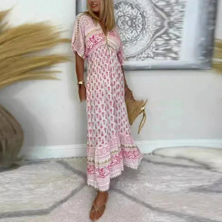 Cassidy | Women's Boho Print Maxi Dress - image 2