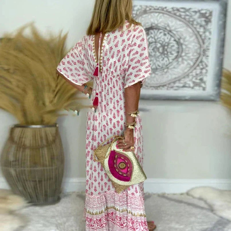 Cassidy | Women's Boho Print Maxi Dress - image 3