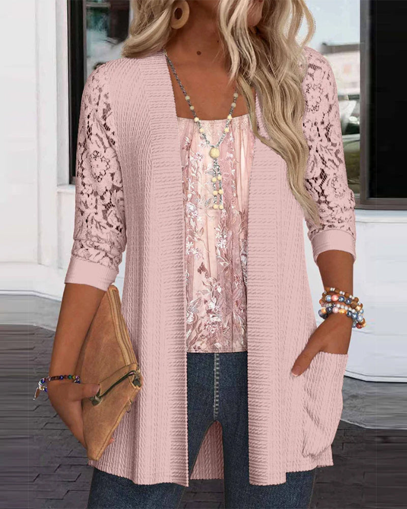 Grace | Patchwork Two-Piece Top