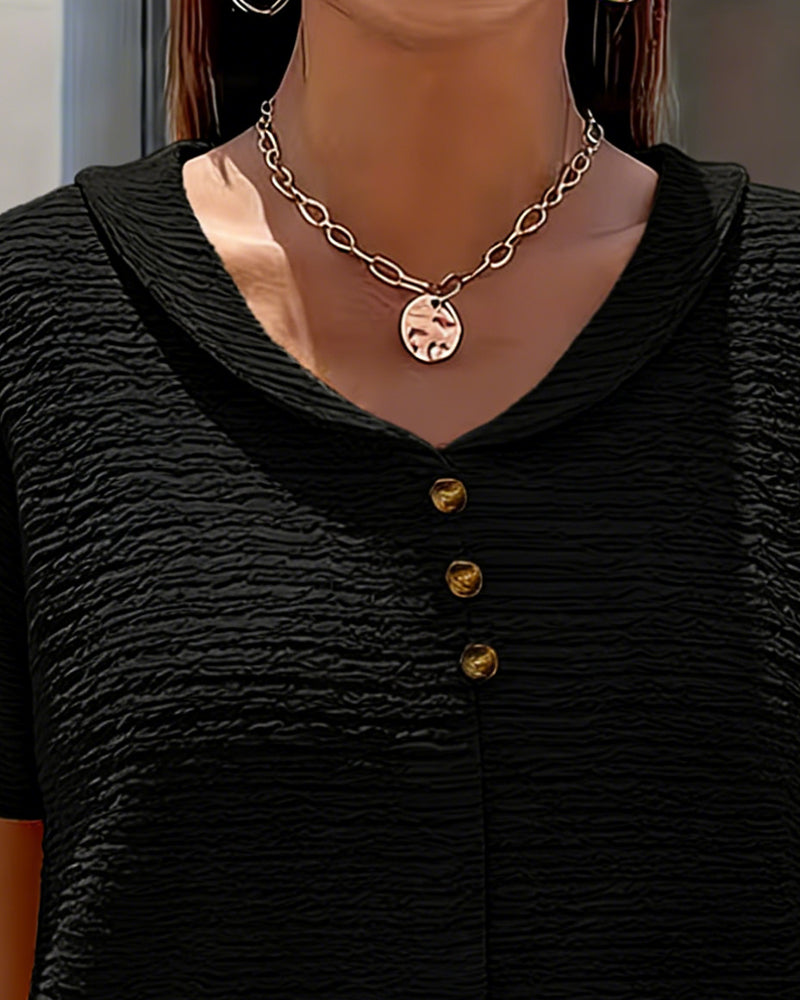 Grace | Cotton Peter Pan Collar Top