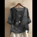 Charlotte | Women's Colourful Boho Blouse, Lightweight Summer Top for Holidays and Casual Wear - image 3