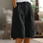 Charlotte | Women's Relaxed Comfort Shorts - Black