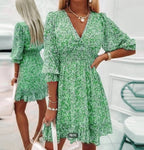 Chloe | Women's Lightweight Multicoloured Dress, Relaxed-Fit Casual Dress | The Shrader Sisters