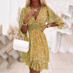 Chloe | Women's Lightweight Multicoloured Dress, Relaxed-Fit Casual Dress | The Shrader Sisters