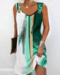 Chloe | Women's Printed Bohemian Dress, Strappy Summer Dress | The Shrader Sisters