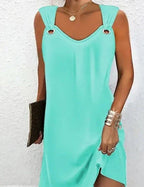 Chloe | Women's Printed Bohemian Dress, Strappy Summer Dress | The Shrader Sisters