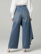Claire | Women's High-Waisted Wide-Leg Jeans, Comfortable Summer Trousers for Travel and Everyday Wear, Comfortable Summer Trousers for Travel and Everyday Wear - image 2
