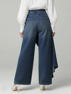 Claire | Women's High-Waisted Wide-Leg Jeans, Comfortable Summer Trousers for Travel and Everyday Wear, Comfortable Summer Trousers for Travel and Everyday Wear - image 4