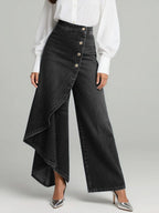 Claire | Women's High-Waisted Wide-Leg Jeans, Comfortable Summer Trousers for Travel and Everyday Wear, Comfortable Summer Trousers for Travel and Everyday Wear - image 5