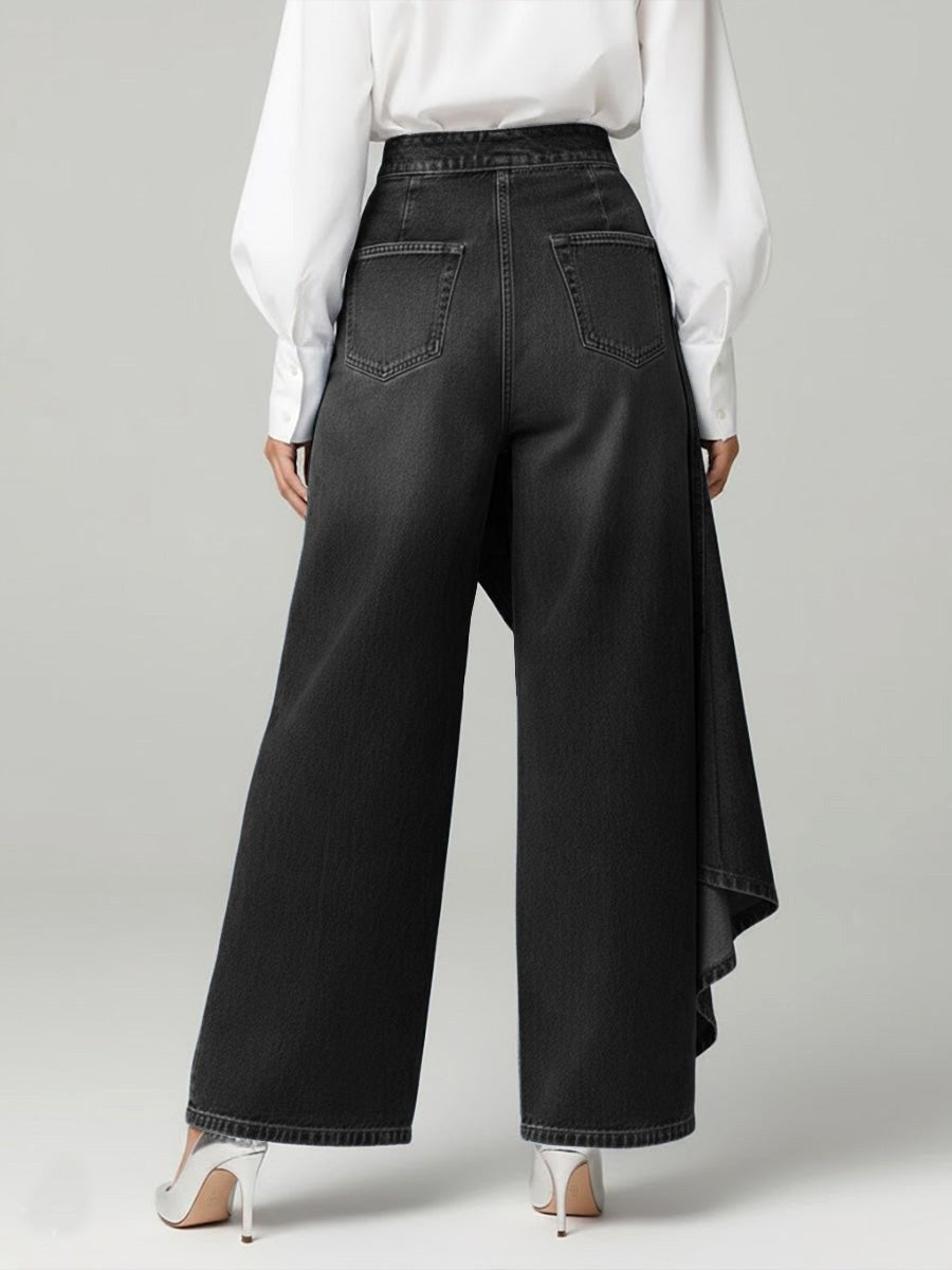 Claire | Women's High-Waisted Wide-Leg Jeans, Comfortable Summer Trousers for Travel and Everyday Wear, Comfortable Summer Trousers for Travel and Everyday Wear - image 6