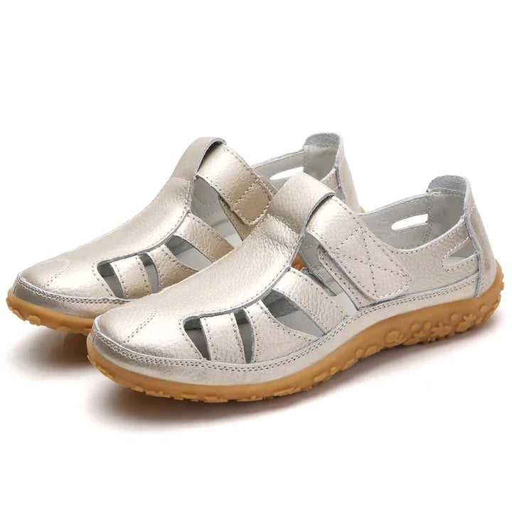 Clancy | Women's Orthopaedic Slip-On Sandals, Anti-Slip Everyday Sandals | The Shrader Sisters