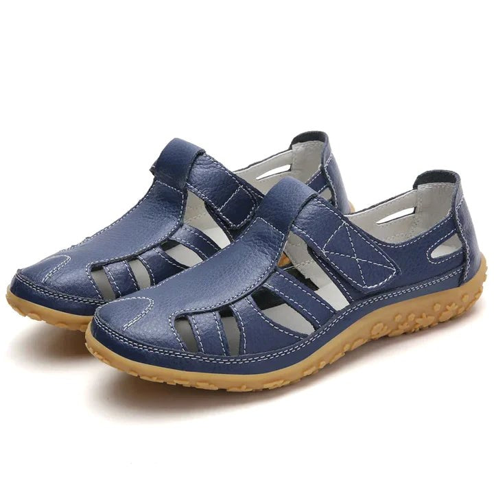 Clancy | Women's Orthopaedic Slip-On Sandals, Anti-Slip Everyday Sandals | The Shrader Sisters