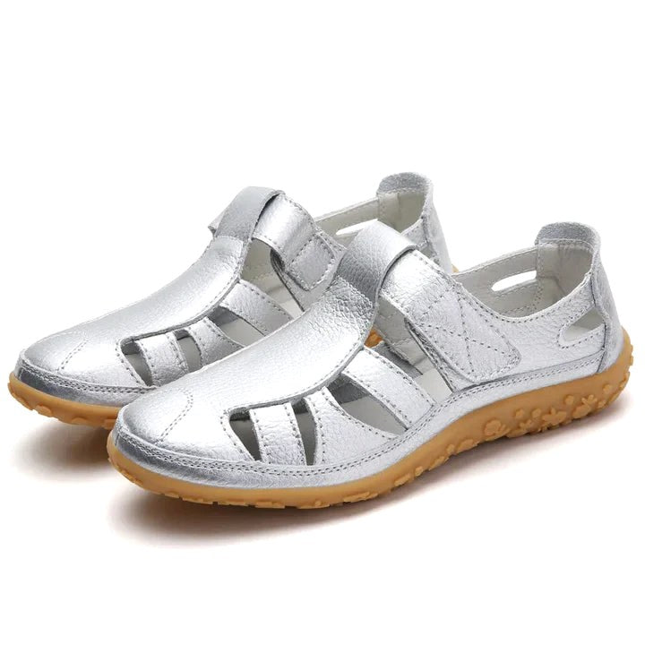 Clancy | Women's Orthopaedic Slip-On Sandals, Anti-Slip Everyday Sandals | The Shrader Sisters