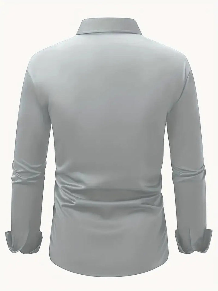 Cooper | Men's Breathable Long-Sleeved Shirt, Tailored Slim-Fit Shirt | The Shrader Sisters