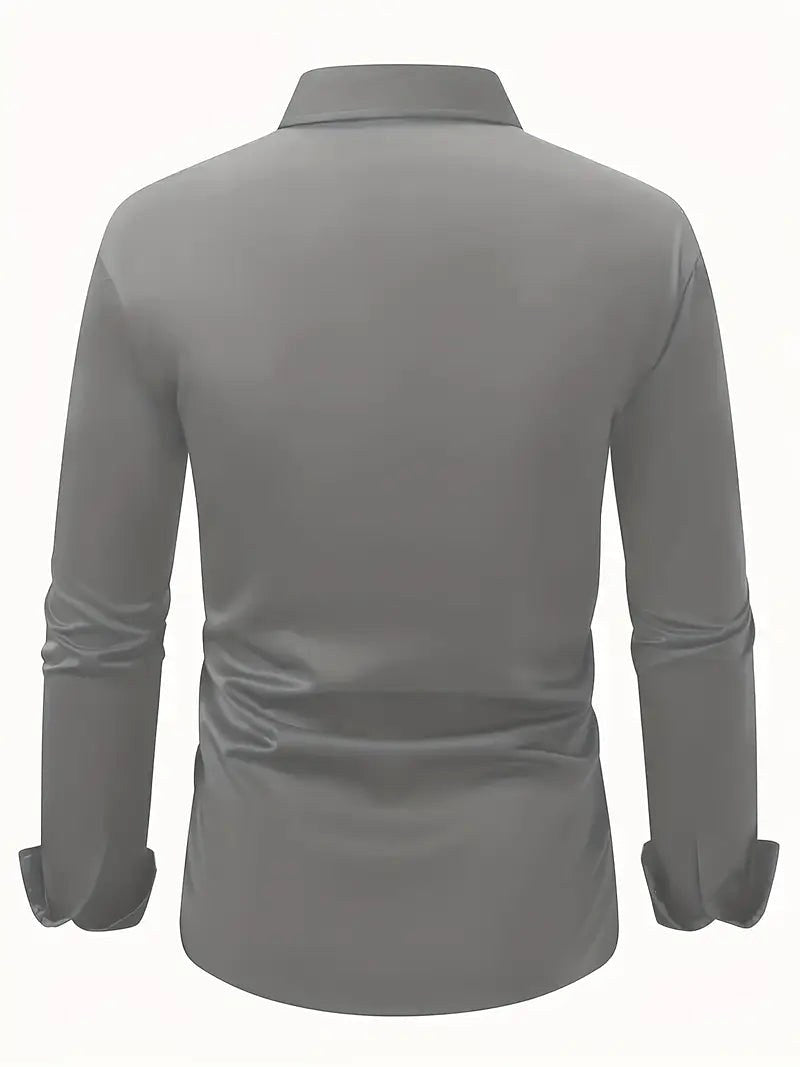 Cooper | Men's Breathable Long-Sleeved Shirt, Tailored Slim-Fit Shirt | The Shrader Sisters