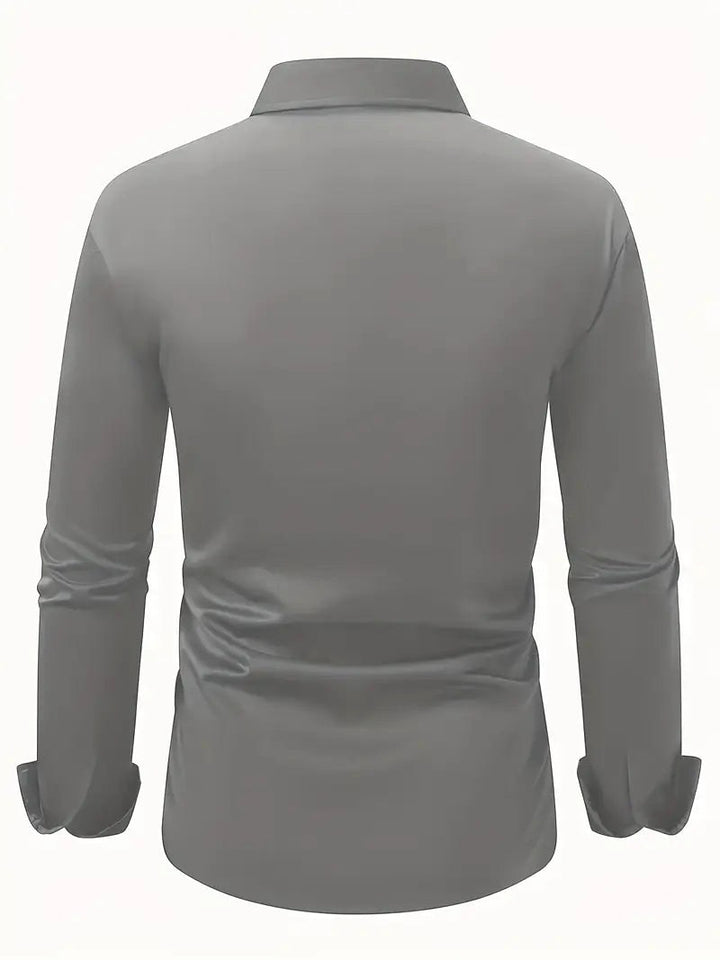 Cooper | Men's Breathable Long-Sleeved Shirt, Tailored Slim-Fit Shirt | The Shrader Sisters