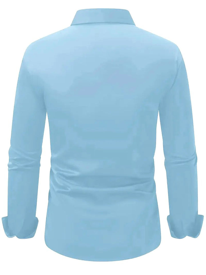 Cooper | Men's Breathable Long-Sleeved Shirt, Tailored Slim-Fit Shirt | The Shrader Sisters