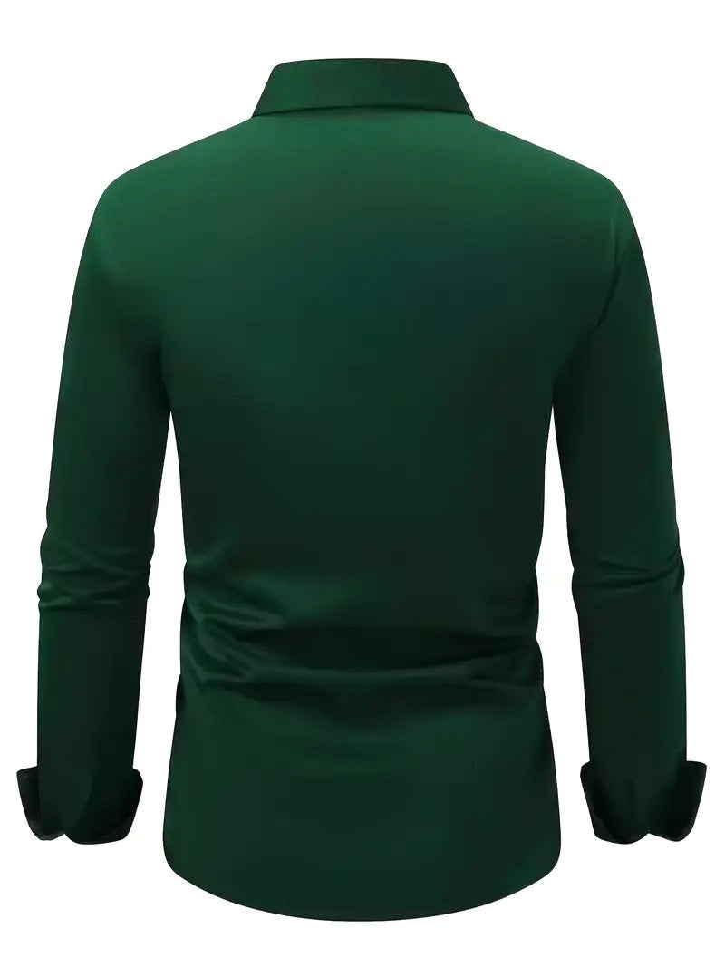Cooper | Men's Breathable Long-Sleeved Shirt, Tailored Slim-Fit Shirt | The Shrader Sisters