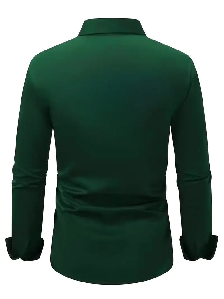 Cooper | Men's Breathable Long-Sleeved Shirt, Tailored Slim-Fit Shirt | The Shrader Sisters