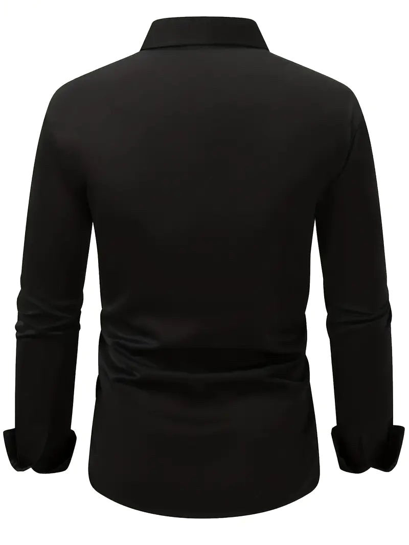 Cooper | Men's Breathable Long-Sleeved Shirt, Tailored Slim-Fit Shirt | The Shrader Sisters