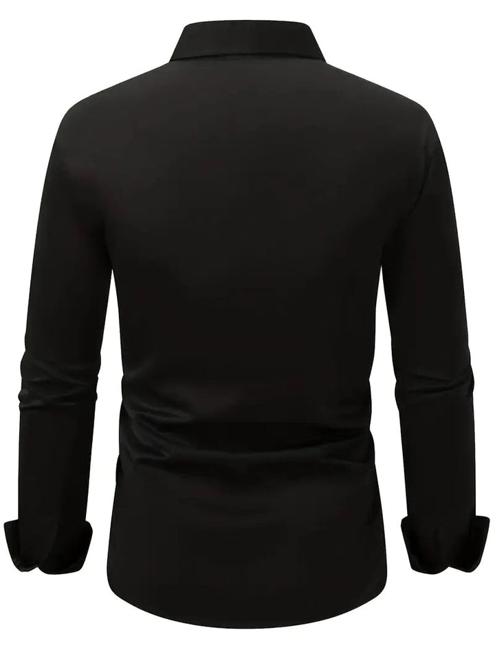 Cooper | Men's Breathable Long-Sleeved Shirt, Tailored Slim-Fit Shirt | The Shrader Sisters