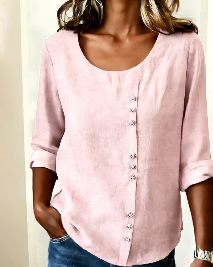 Lauren | Long-Sleeve Crew Neck Top