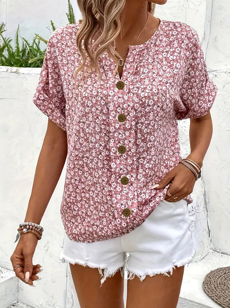 Daisy | Women's Floral Print Blouse - image 3