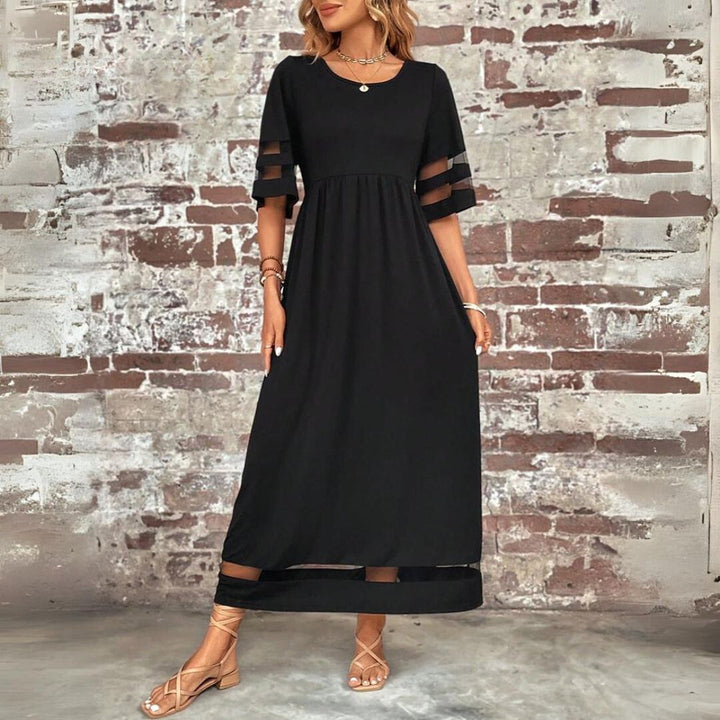 Danika | Women's Flattering Midi Dress with Tummy Coverage, Elegant Occasion Dress | The Shrader Sisters