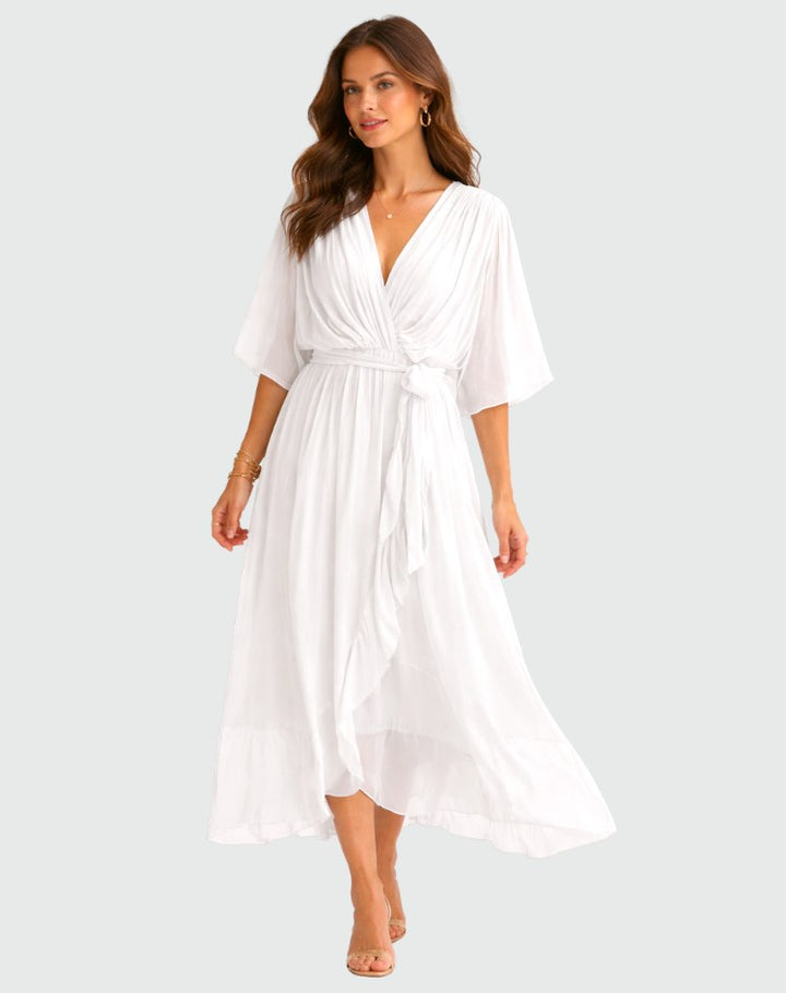 Delaney | Women's Wrap Maxi Dress - image 12