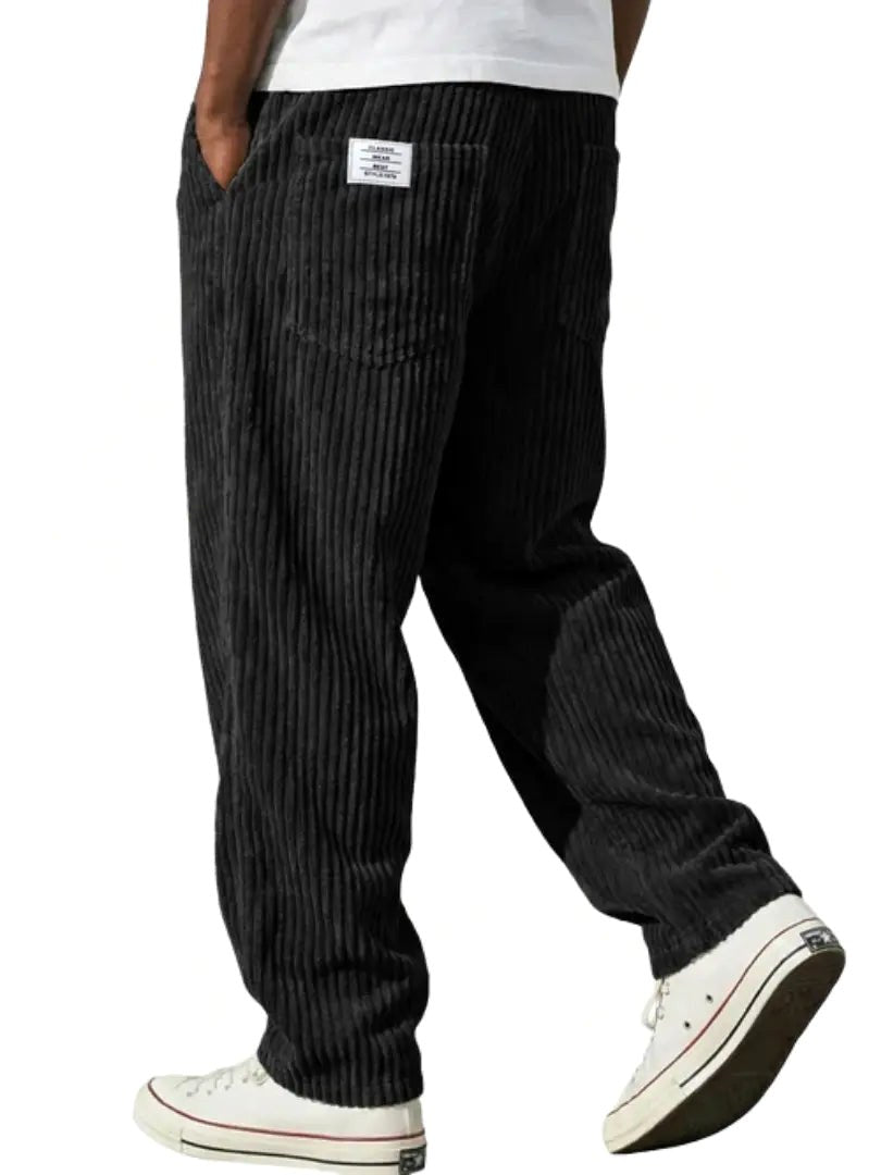 Dylan | Men's Corduroy Trousers, Classic Everyday Trousers | The Shrader Sisters | Green