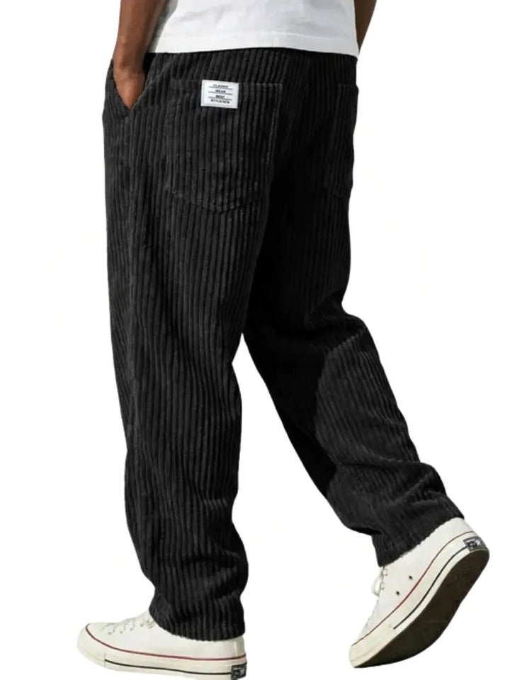Dylan | Men's Corduroy Trousers, Classic Everyday Trousers | The Shrader Sisters | Green