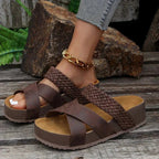 Eliza | Women's Orthopedic Sandals, Padded Insole Sandals | The Shrader Sisters | White